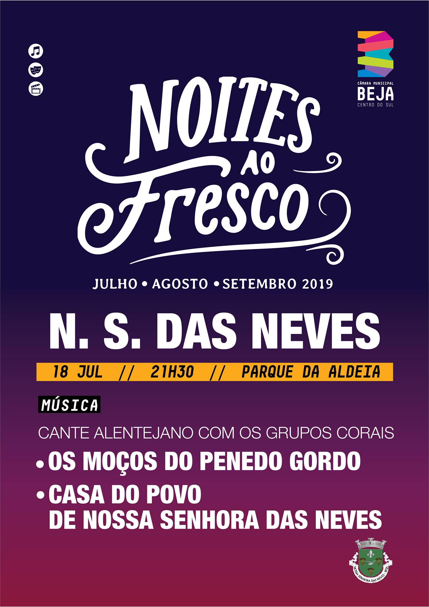 Noites ao Fresco - Julho 2019