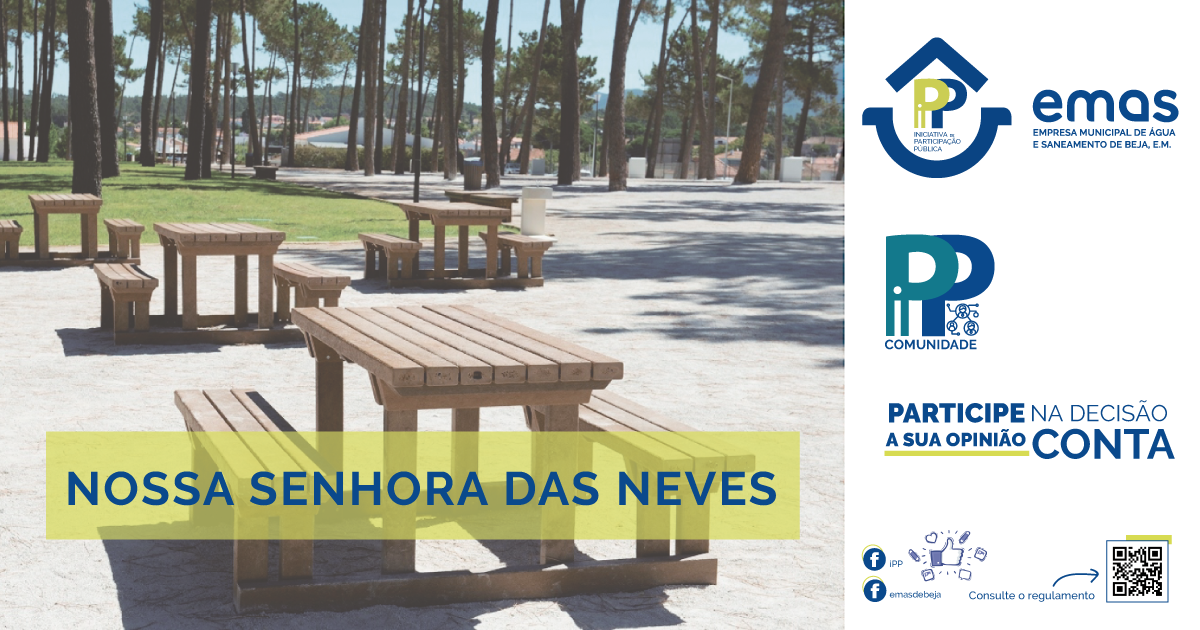 Votação para a instalaão de um parque de lazer com mobiliário urbano produzido em plástico reciclado