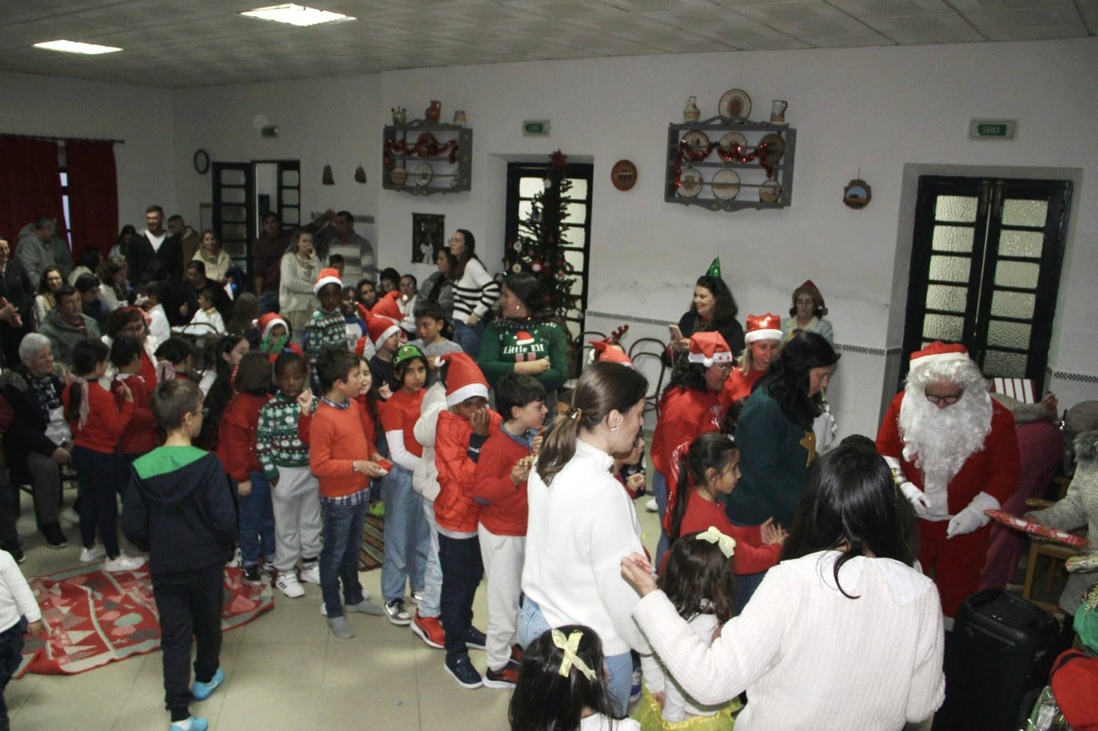 Visita dos Pais Natal Motard à Escola