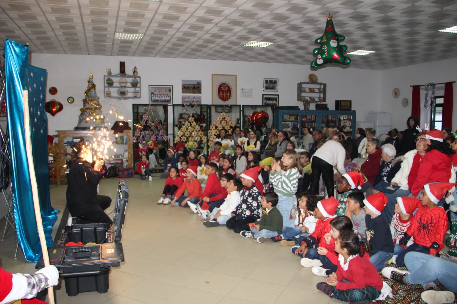 Visita dos Pais Natal Motard à Escola