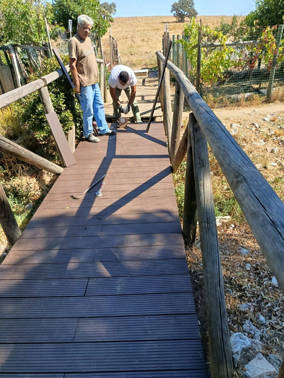 Substituição do Pavimento da Ponte de Acesso às Hortas Comunitárias