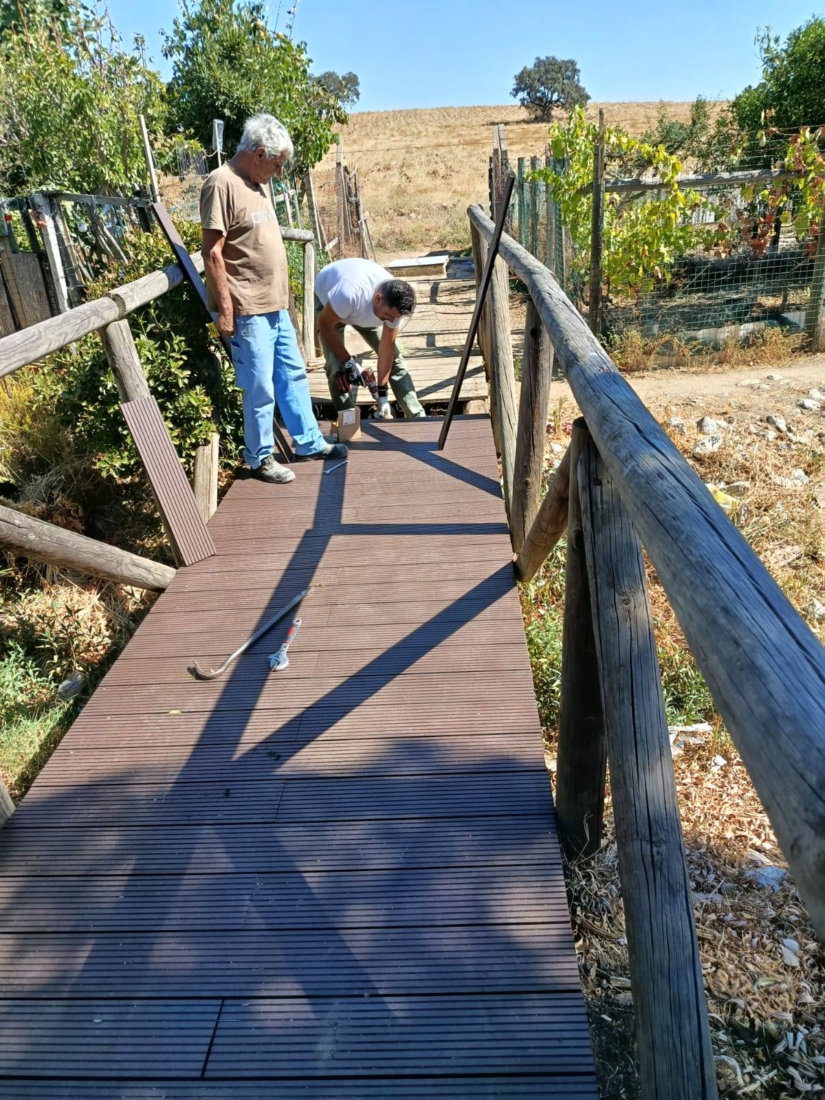 Substituição do Pavimento da Ponte de Acesso às Hortas Comunitárias