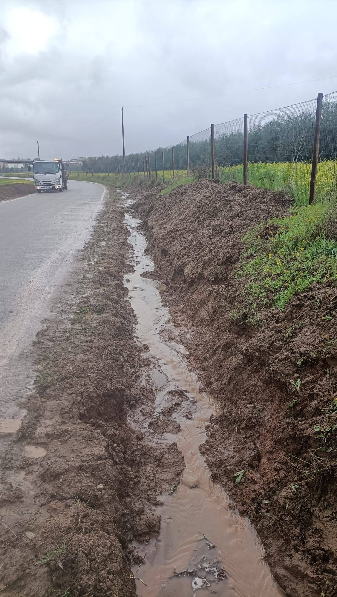 Trabalhos de Limpeza de Valas, Linhas de Água e Bermas das Estradas