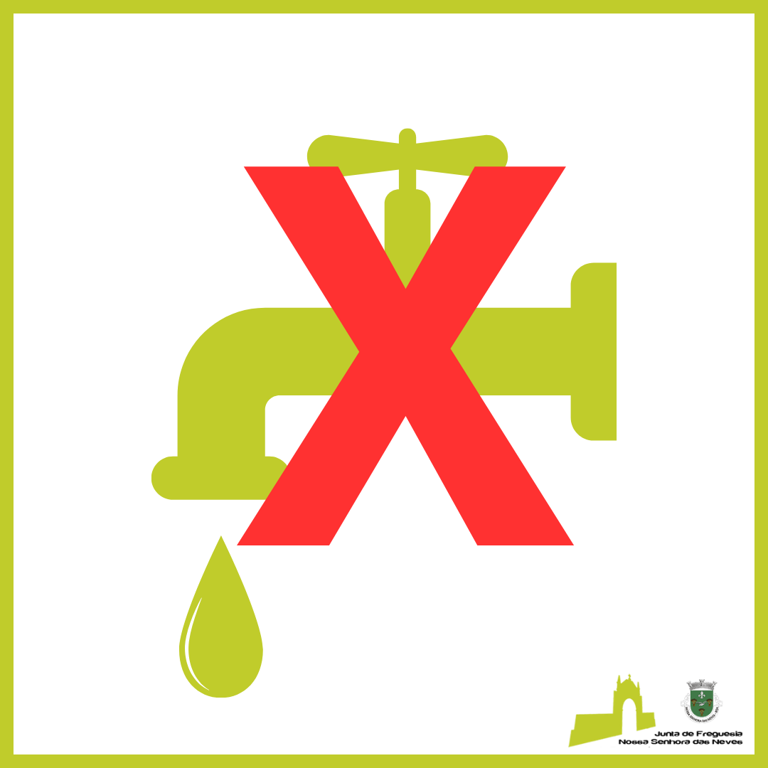 Aviso: Interrupção no Abastecimento de Água