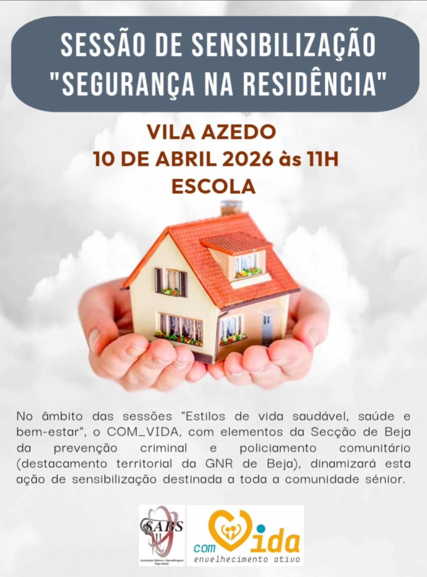 Sessões de Informação: Segurança na Residência