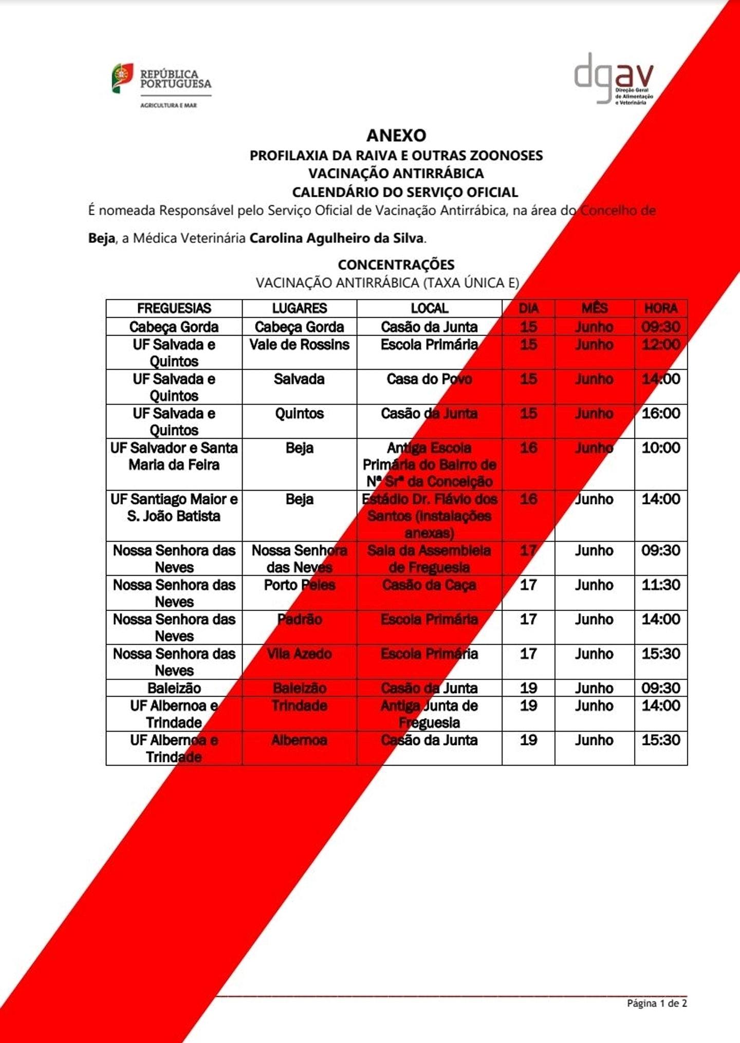 Campanha Oficial de Vacinação Antirrábica 2026
