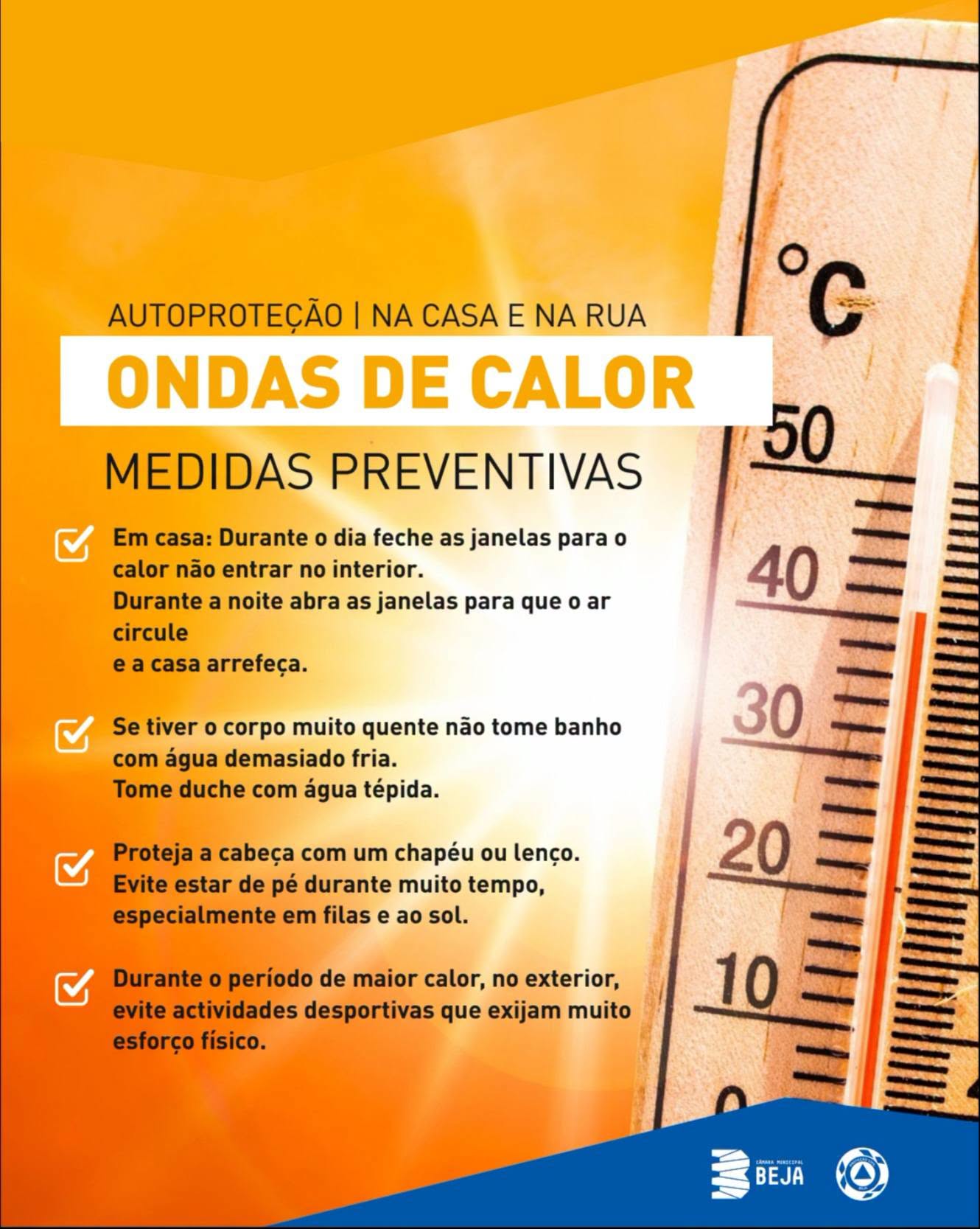 Aviso à População: Onda de Calor