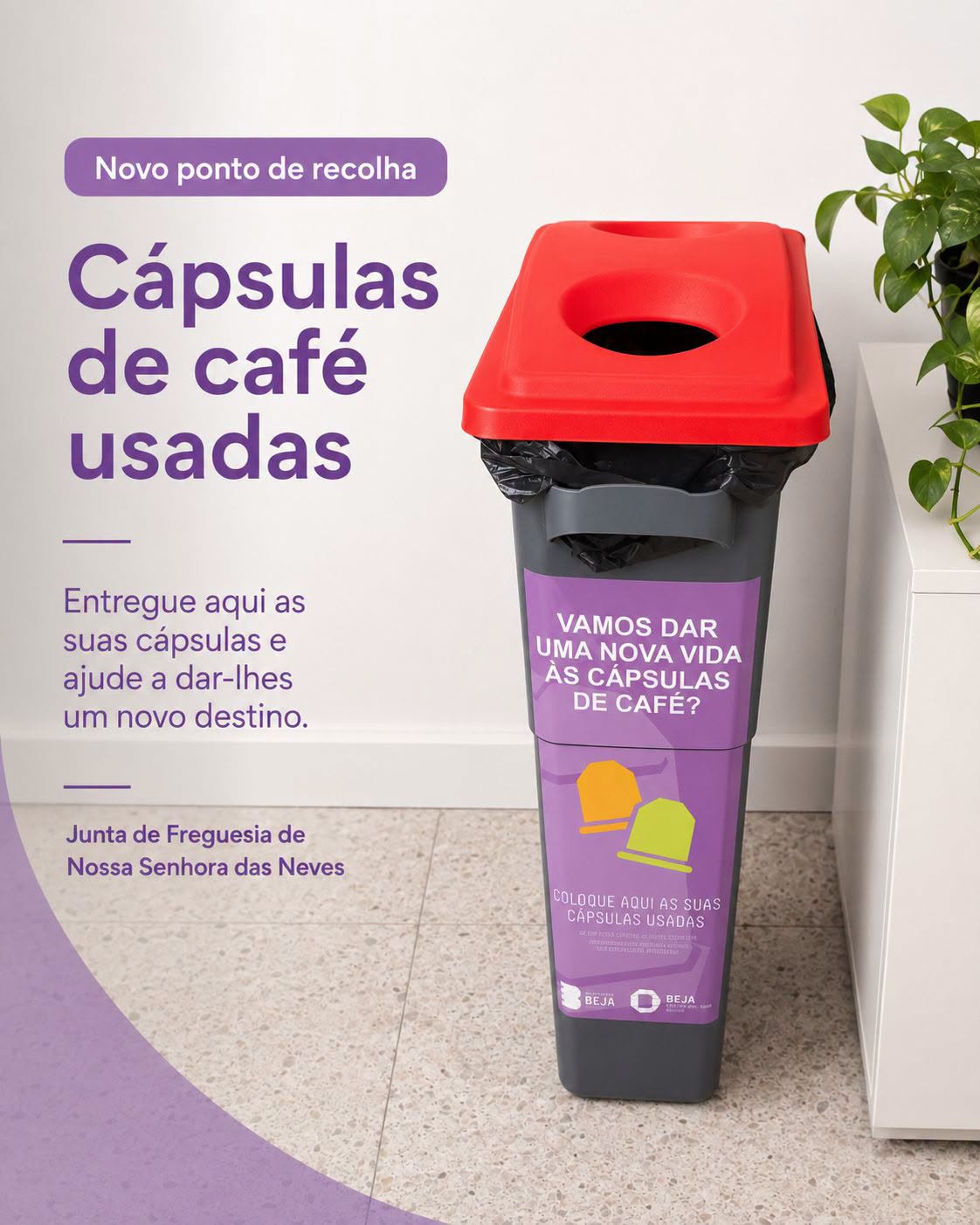 Novo Ponto de Recolha de Capsulas de Café